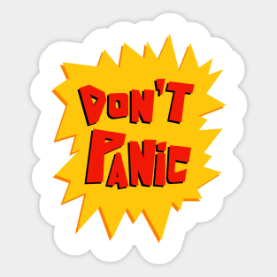 Dont panic Sticker